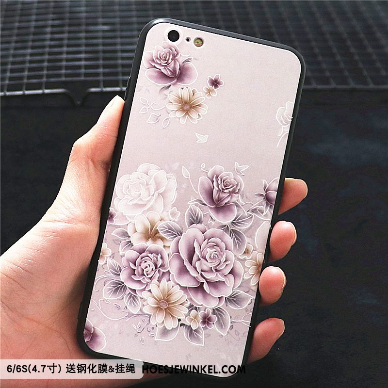 iPhone 6 / 6s Hoesje Scheppend Chinese Stijl Hoes, iPhone 6 / 6s Hoesje Roze Persoonlijk