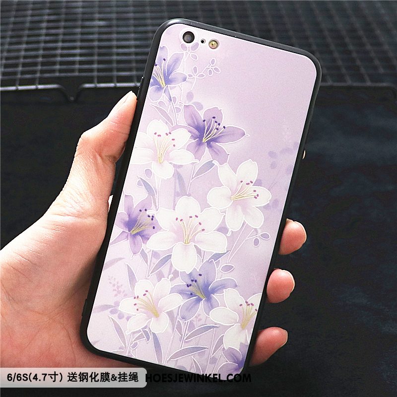 iPhone 6 / 6s Hoesje Scheppend Chinese Stijl Hoes, iPhone 6 / 6s Hoesje Roze Persoonlijk