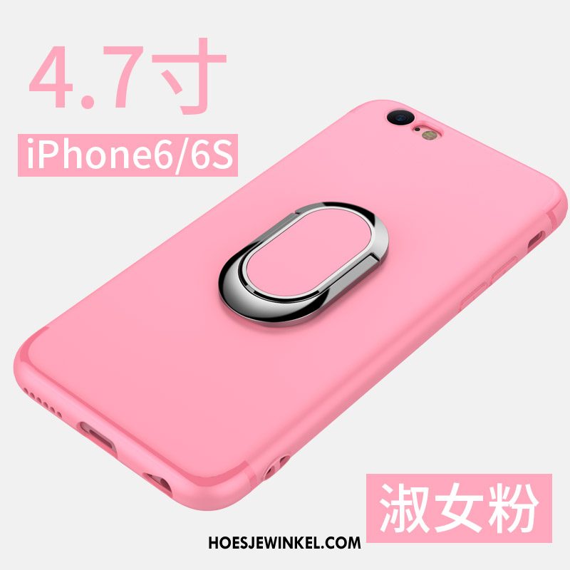 iPhone 6 / 6s Hoesje Siliconen Roze Zacht, iPhone 6 / 6s Hoesje Mobiele Telefoon All Inclusive
