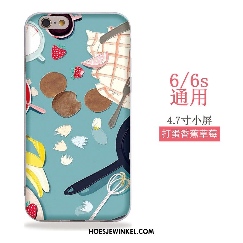 iPhone 6 / 6s Hoesje Siliconen Zacht Mooie, iPhone 6 / 6s Hoesje Hanger Groen