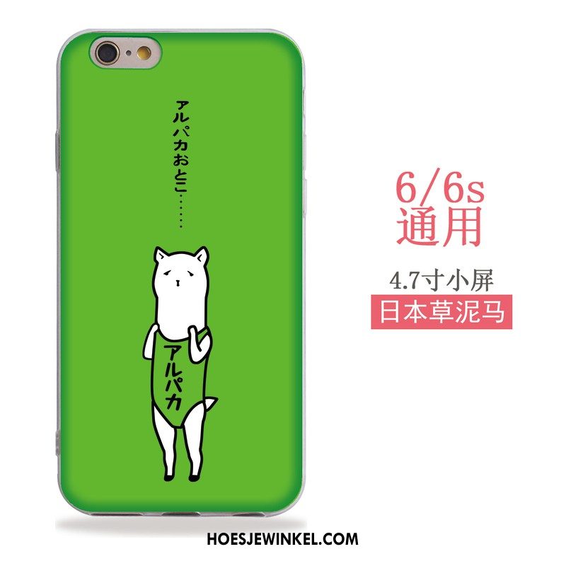 iPhone 6 / 6s Hoesje Siliconen Zacht Mooie, iPhone 6 / 6s Hoesje Hanger Groen