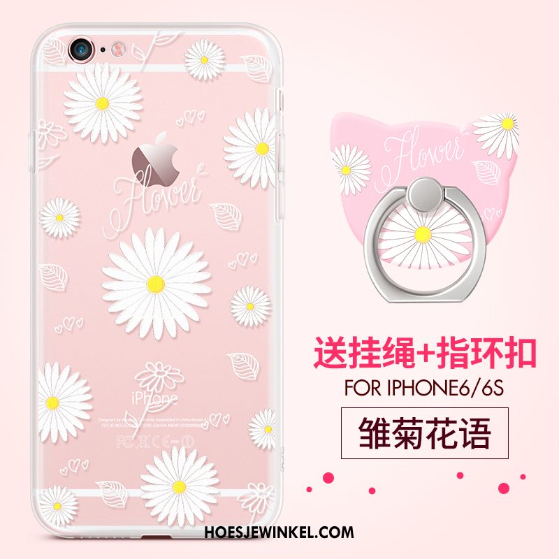 iPhone 6 / 6s Hoesje Siliconenhoesje Bescherming Hanger, iPhone 6 / 6s Hoesje Spotprent Mobiele Telefoon