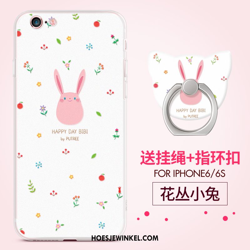iPhone 6 / 6s Hoesje Siliconenhoesje Bescherming Hanger, iPhone 6 / 6s Hoesje Spotprent Mobiele Telefoon