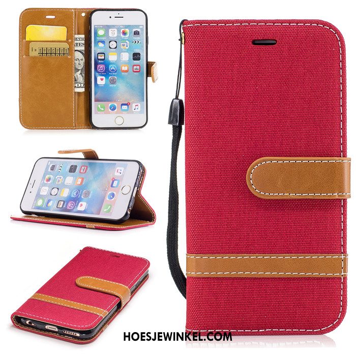 iPhone 6 / 6s Hoesje Zacht Anti-fall Leren Etui, iPhone 6 / 6s Hoesje Trend Mobiele Telefoon