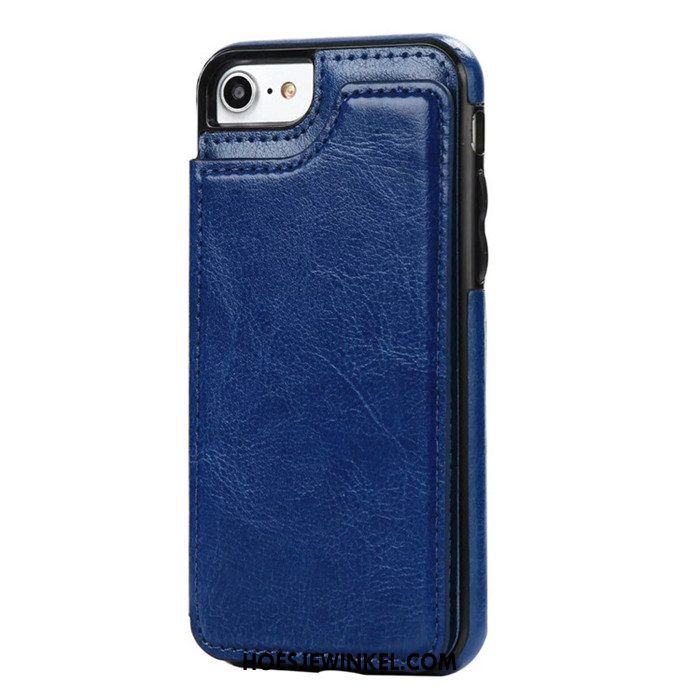 iPhone 6 / 6s Plus Hoesje All Inclusive Leren Etui Hoes, iPhone 6 / 6s Plus Hoesje Kaart Tas Anti-fall