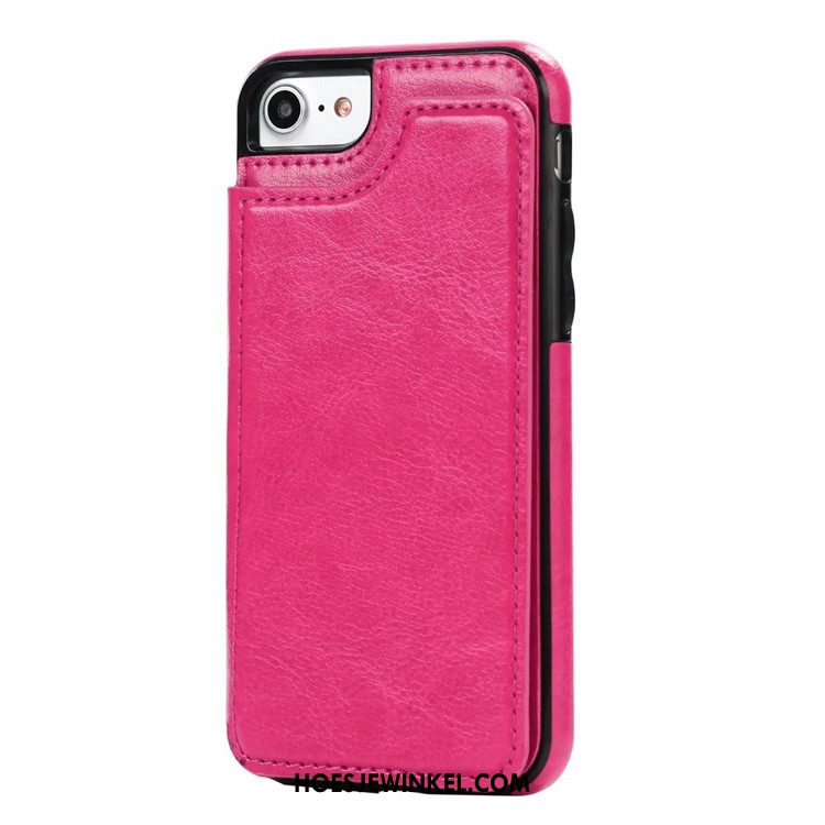 iPhone 6 / 6s Plus Hoesje All Inclusive Leren Etui Hoes, iPhone 6 / 6s Plus Hoesje Kaart Tas Anti-fall