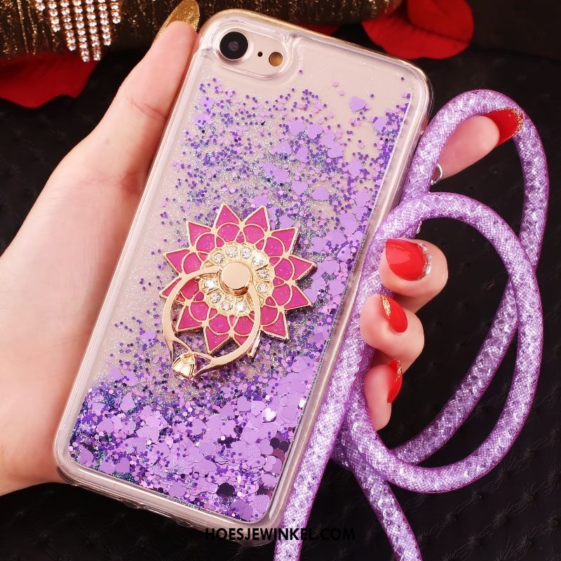 iPhone 6 / 6s Plus Hoesje Blauw Ring Opknoping Nek, iPhone 6 / 6s Plus Hoesje Hanger Bescherming