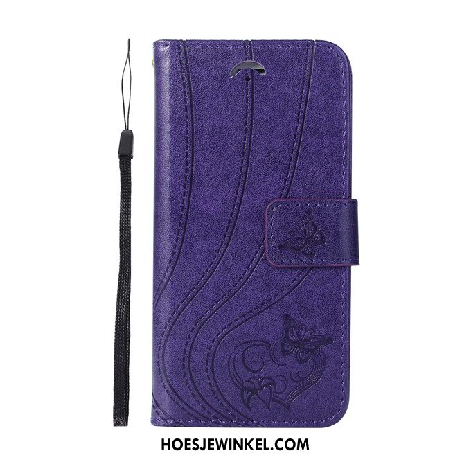 iPhone 6 / 6s Plus Hoesje Clamshell Leren Etui Bescherming, iPhone 6 / 6s Plus Hoesje All Inclusive Purper