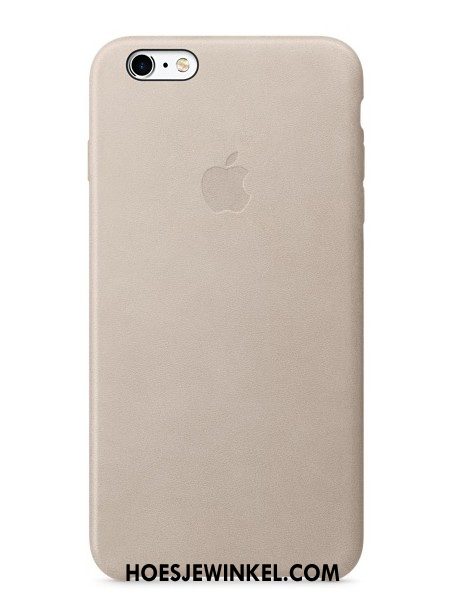 iPhone 6 / 6s Plus Hoesje Echt Leer Blauw Echte, iPhone 6 / 6s Plus Hoesje Bescherming Natuurlijk