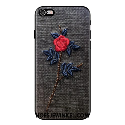 iPhone 6 / 6s Plus Hoesje Elegante Luxe Persoonlijk, iPhone 6 / 6s Plus Hoesje Chinese Stijl Grijs