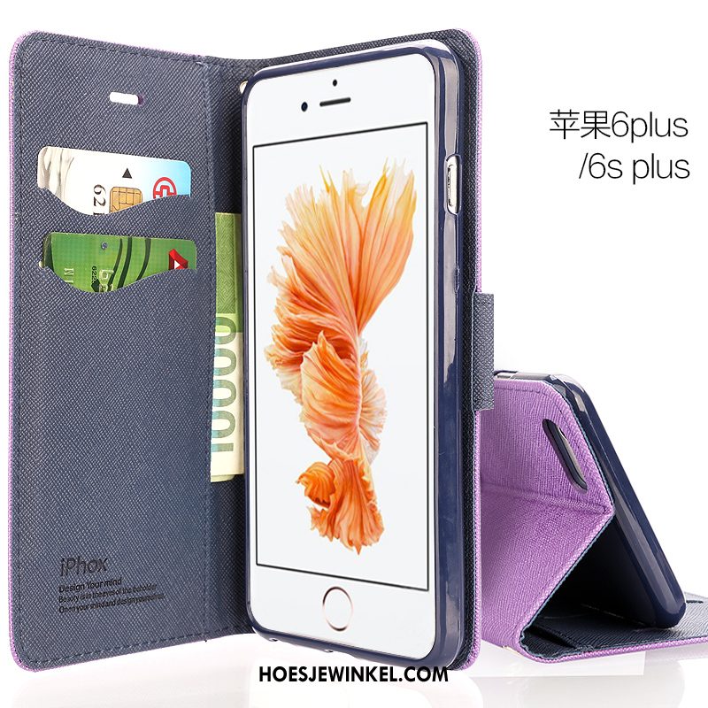 iPhone 6 / 6s Plus Hoesje Folio Anti-fall Mobiele Telefoon, iPhone 6 / 6s Plus Hoesje Nieuw Rood