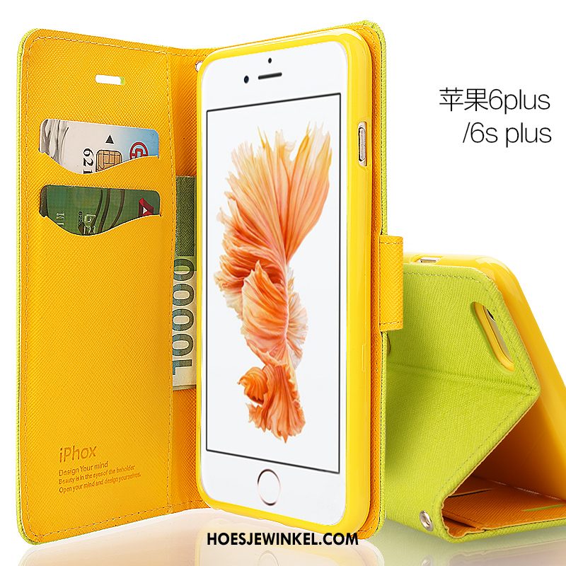 iPhone 6 / 6s Plus Hoesje Folio Anti-fall Mobiele Telefoon, iPhone 6 / 6s Plus Hoesje Nieuw Rood