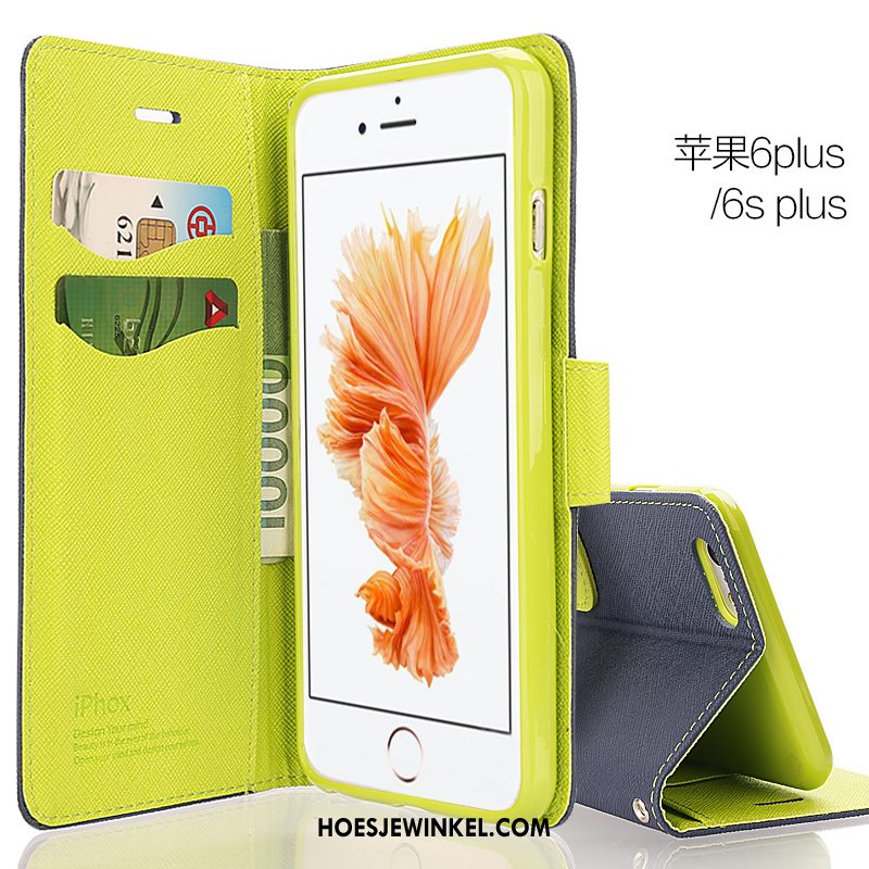 iPhone 6 / 6s Plus Hoesje Folio Anti-fall Mobiele Telefoon, iPhone 6 / 6s Plus Hoesje Nieuw Rood