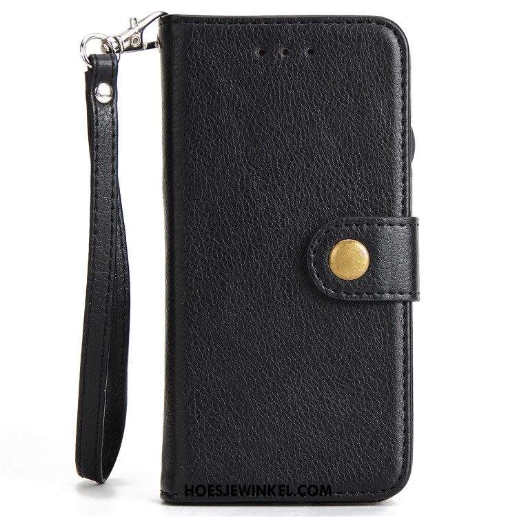 iPhone 6 / 6s Plus Hoesje Folio Hanger Rood, iPhone 6 / 6s Plus Hoesje Kaart Tas Leren Etui