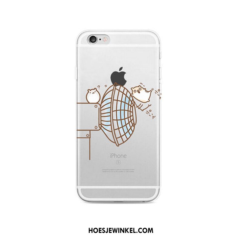 iPhone 6 / 6s Plus Hoesje Hoes Anti-fall Doorzichtig, iPhone 6 / 6s Plus Hoesje Persoonlijk Bescherming Beige