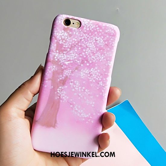 iPhone 6 / 6s Plus Hoesje Hoes Blauw Trend, iPhone 6 / 6s Plus Hoesje Hard Vers