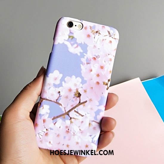 iPhone 6 / 6s Plus Hoesje Hoes Blauw Trend, iPhone 6 / 6s Plus Hoesje Hard Vers