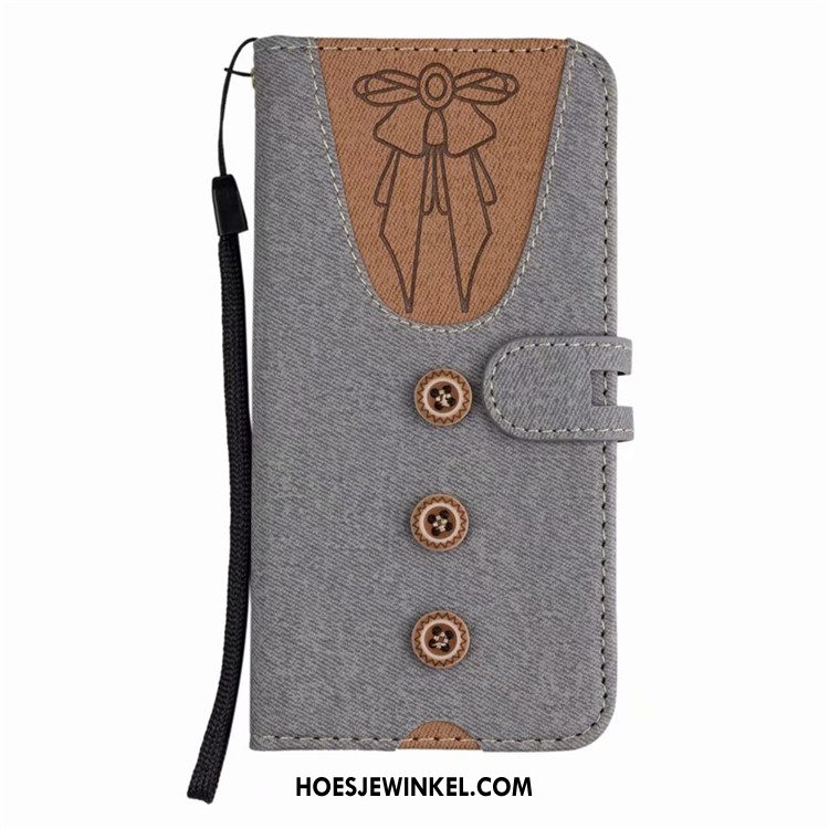 iPhone 6 / 6s Plus Hoesje Hoes Folio Leren Etui, iPhone 6 / 6s Plus Hoesje Blauw Bescherming