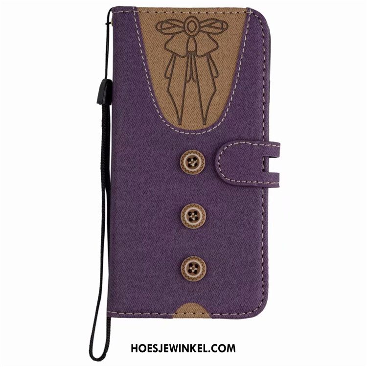 iPhone 6 / 6s Plus Hoesje Hoes Folio Leren Etui, iPhone 6 / 6s Plus Hoesje Blauw Bescherming