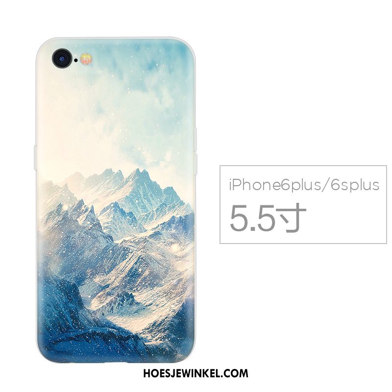 iPhone 6 / 6s Plus Hoesje Hoes Mobiele Telefoon Wit, iPhone 6 / 6s Plus Hoesje Siliconen Zacht