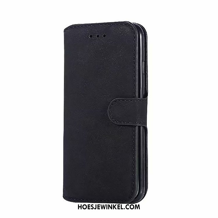 iPhone 6 / 6s Plus Hoesje Leren Etui Blauw Hanger, iPhone 6 / 6s Plus Hoesje Zacht Bescherming