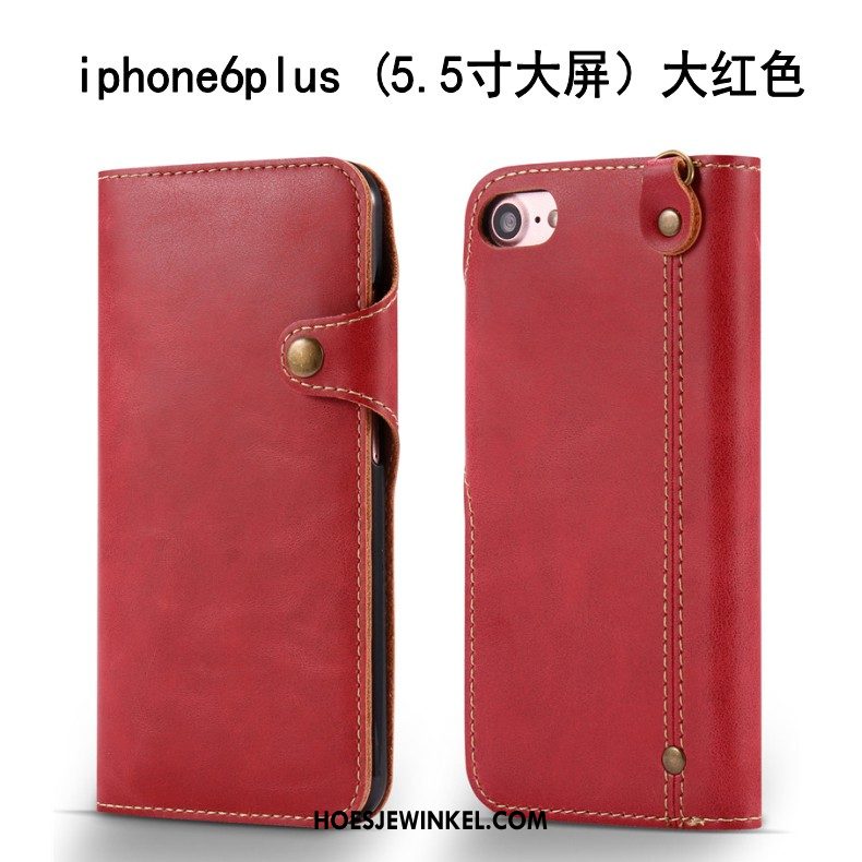 iPhone 6 / 6s Plus Hoesje Mini Folio Leren Etui, iPhone 6 / 6s Plus Hoesje Koel Mobiele Telefoon