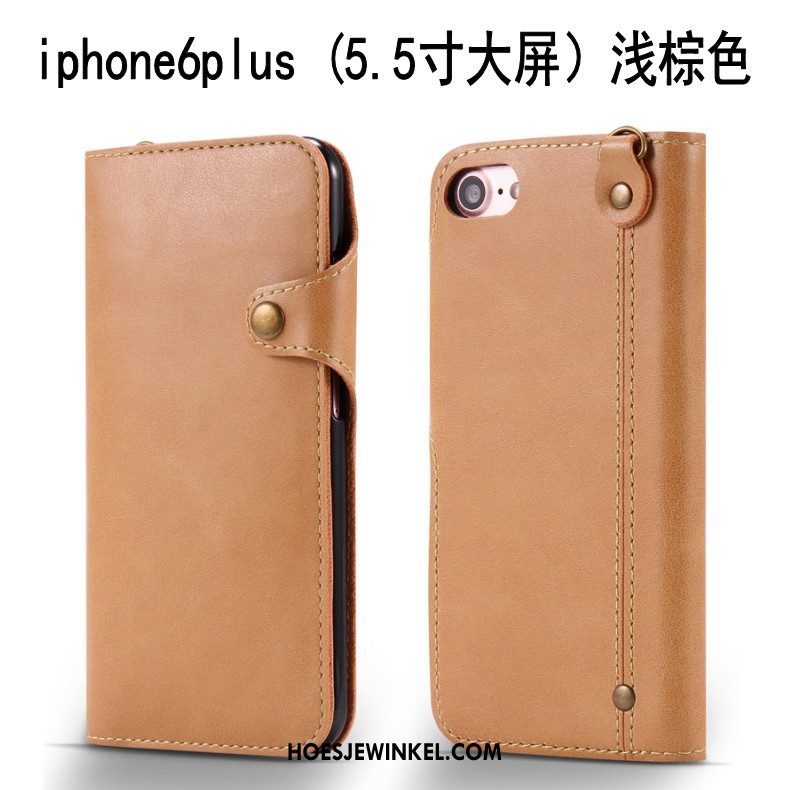 iPhone 6 / 6s Plus Hoesje Mini Folio Leren Etui, iPhone 6 / 6s Plus Hoesje Koel Mobiele Telefoon