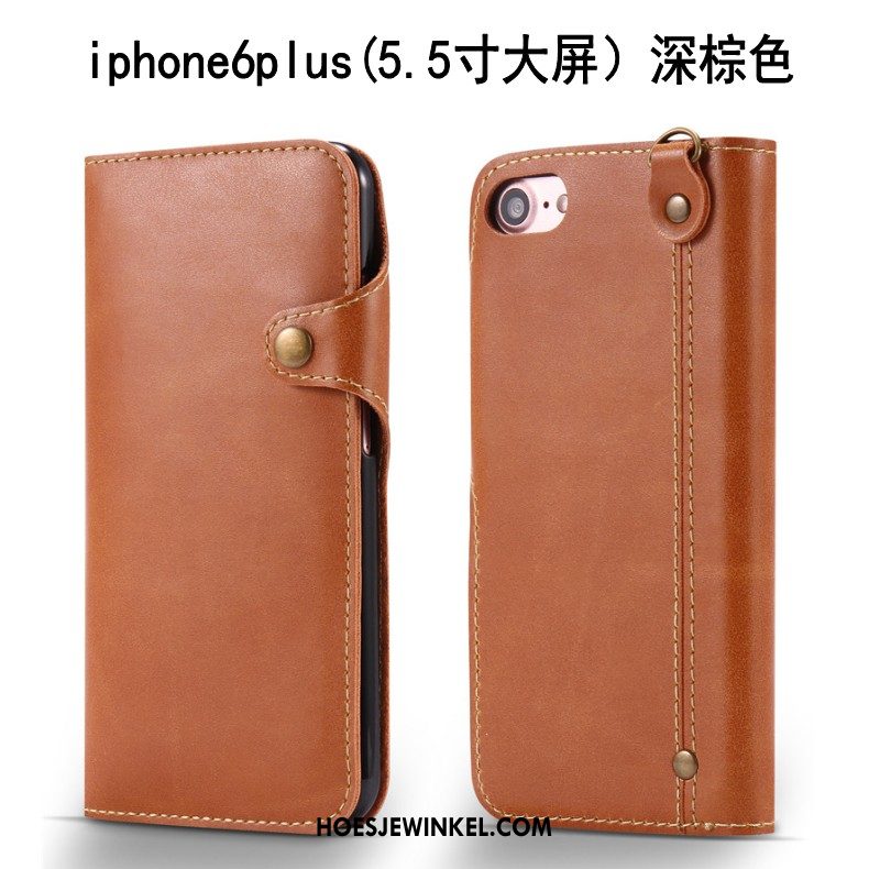 iPhone 6 / 6s Plus Hoesje Mini Folio Leren Etui, iPhone 6 / 6s Plus Hoesje Koel Mobiele Telefoon