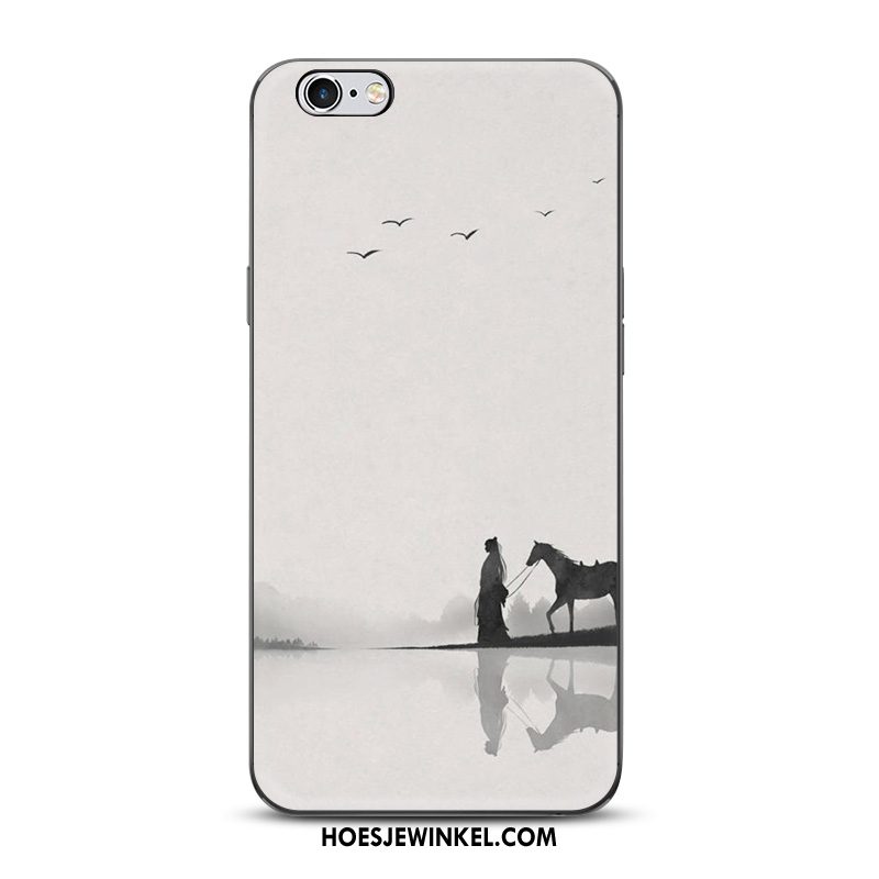 iPhone 6 / 6s Plus Hoesje Mobiele Telefoon Zwart Bescherming, iPhone 6 / 6s Plus Hoesje Inkt Kunst