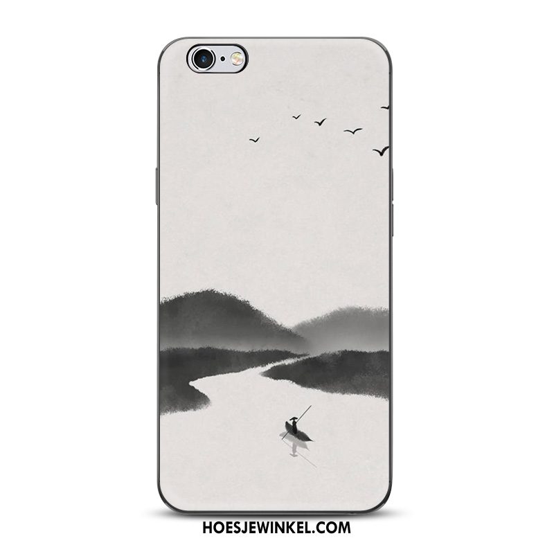 iPhone 6 / 6s Plus Hoesje Mobiele Telefoon Zwart Bescherming, iPhone 6 / 6s Plus Hoesje Inkt Kunst