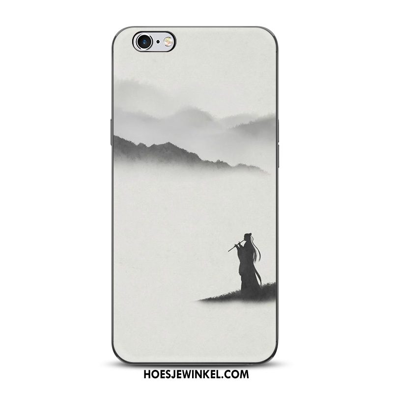 iPhone 6 / 6s Plus Hoesje Mobiele Telefoon Zwart Bescherming, iPhone 6 / 6s Plus Hoesje Inkt Kunst