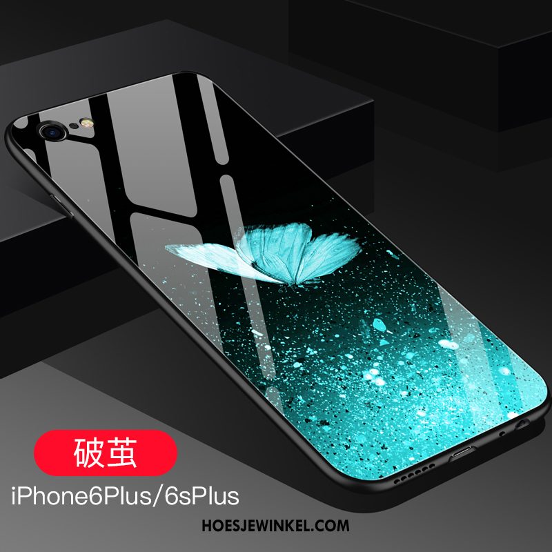 iPhone 6 / 6s Plus Hoesje Nieuw Anti-fall Dun, iPhone 6 / 6s Plus Hoesje Trendy Merk Blauw