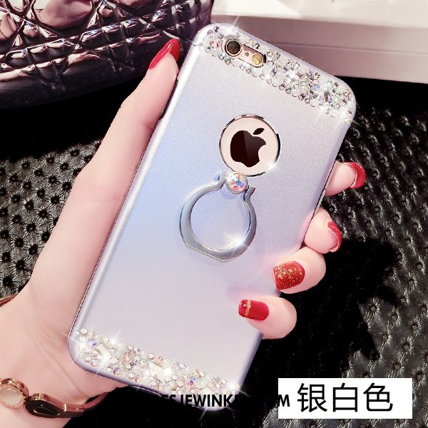 iPhone 6 / 6s Plus Hoesje Rose Goud Met Strass Persoonlijk, iPhone 6 / 6s Plus Hoesje Mobiele Telefoon Anti-fall