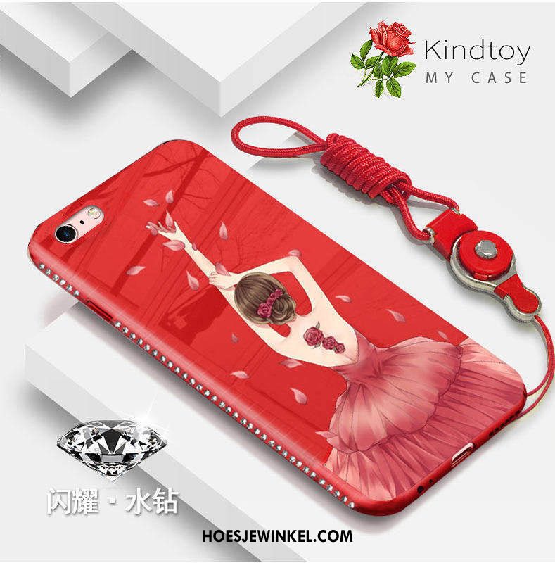 iPhone 6 / 6s Plus Hoesje Scheppend Hoes Anti-fall, iPhone 6 / 6s Plus Hoesje Mode Siliconen