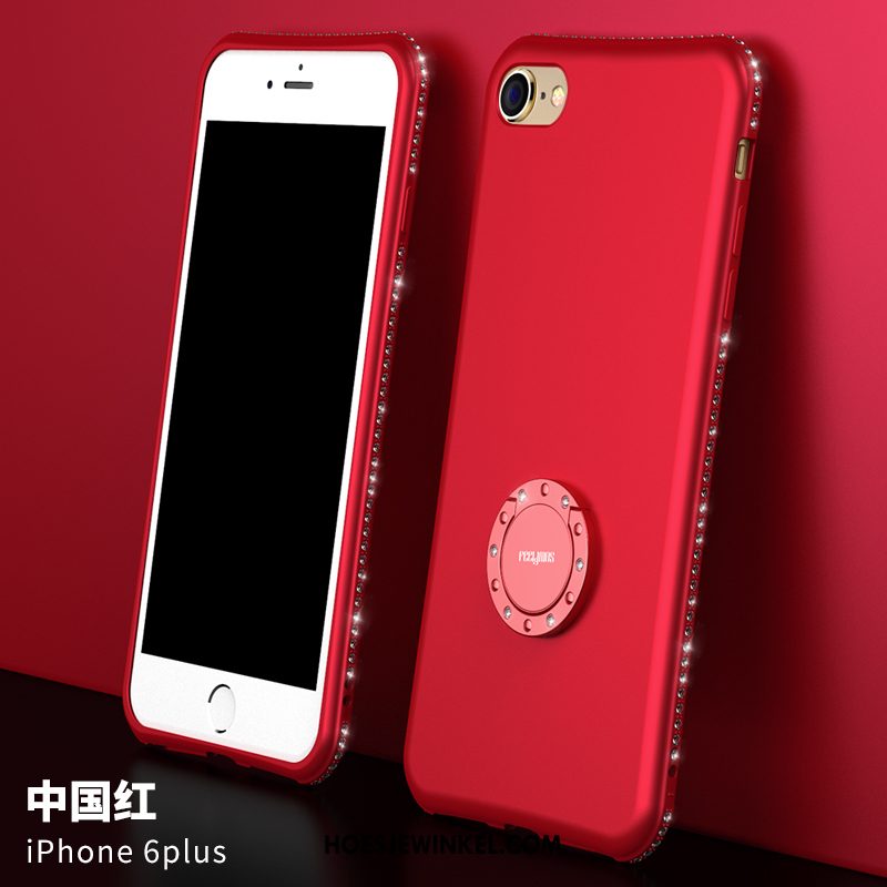 iPhone 6 / 6s Plus Hoesje Siliconen Roze Net Red, iPhone 6 / 6s Plus Hoesje Purper Mobiele Telefoon