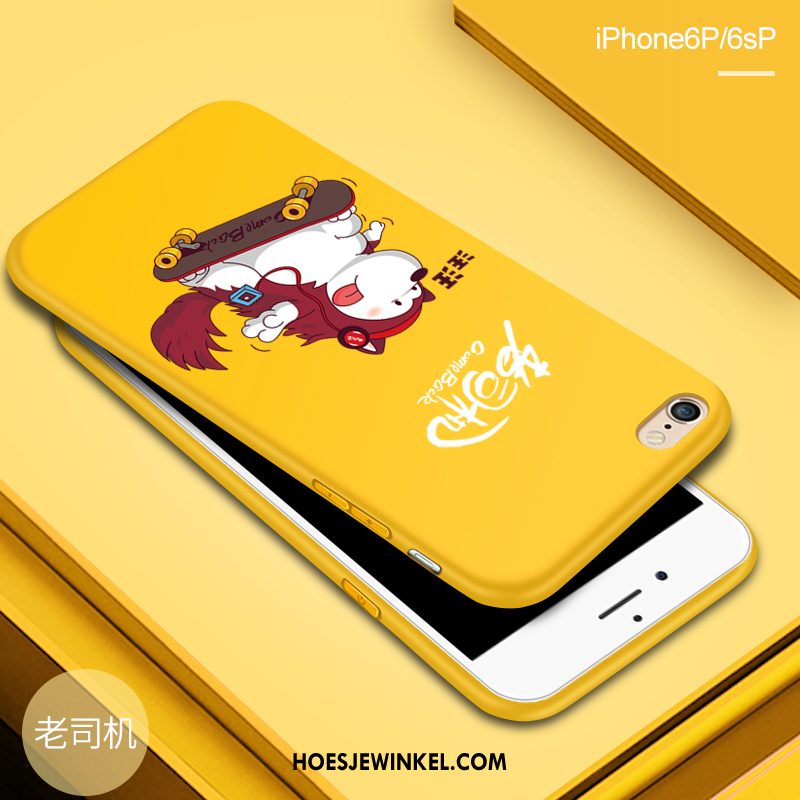 iPhone 6 / 6s Plus Hoesje Siliconen Scheppend Anti-fall, iPhone 6 / 6s Plus Hoesje Rood Lovers