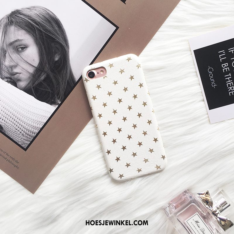 iPhone 6 / 6s Plus Hoesje Tas Ster Trendy Merk, iPhone 6 / 6s Plus Hoesje Zacht Leren Etui