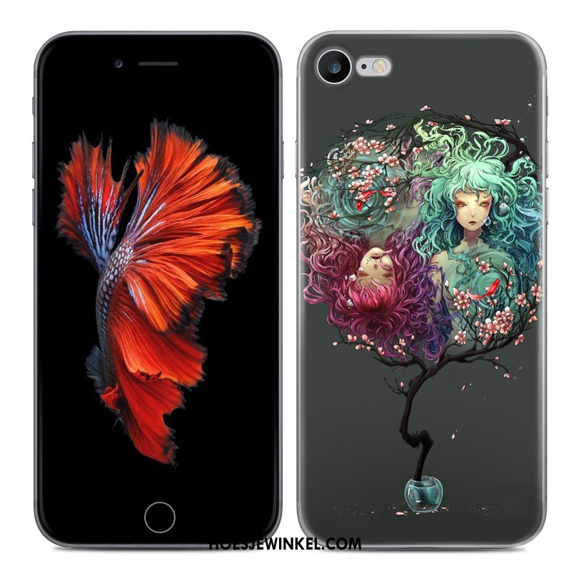 iPhone 6 / 6s Plus Hoesje Zacht Bescherming Sterrenbeeld, iPhone 6 / 6s Plus Hoesje Grijs Mobiele Telefoon