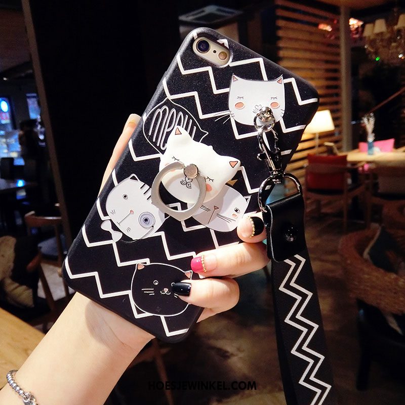 iPhone 6 / 6s Plus Hoesje Zwart Bescherming Trendy Merk, iPhone 6 / 6s Plus Hoesje Mobiele Telefoon Siliconen