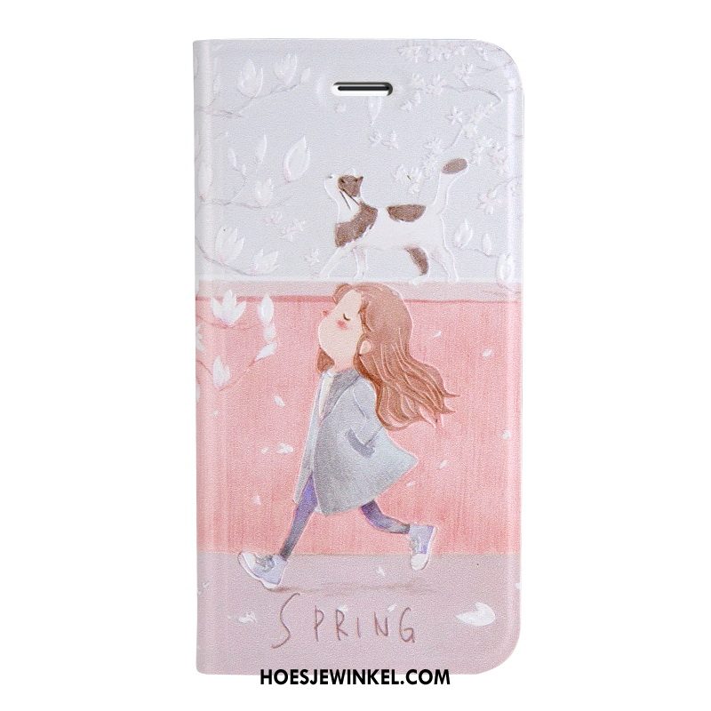 iPhone 7 Hoesje All Inclusive Anti-fall Folio, iPhone 7 Hoesje Leren Etui Blauw