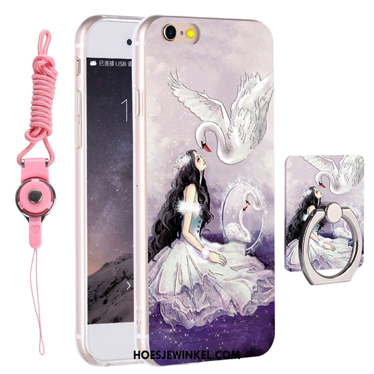 iPhone 7 Hoesje Hanger Ring Purper, iPhone 7 Hoesje Bescherming Hoes