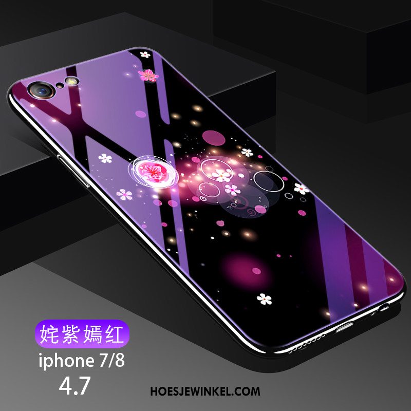 iPhone 7 Hoesje Purper Bescherming Trendy Merk, iPhone 7 Hoesje Mobiele Telefoon Persoonlijk