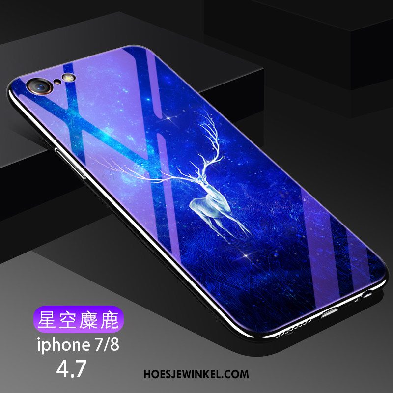 iPhone 7 Hoesje Purper Bescherming Trendy Merk, iPhone 7 Hoesje Mobiele Telefoon Persoonlijk