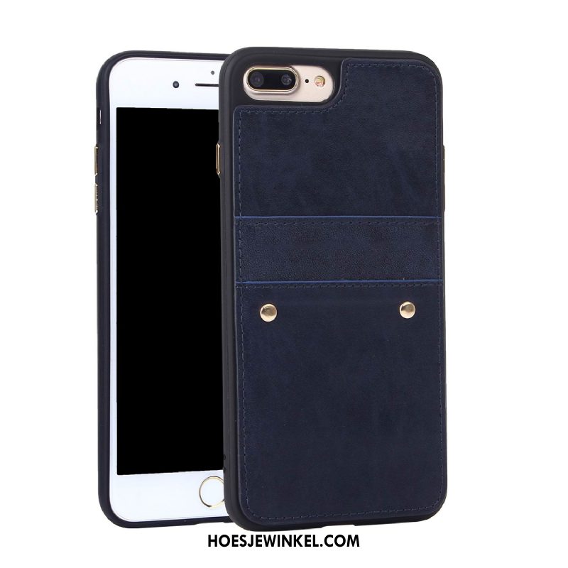 iPhone 7 Plus Hoesje Anti-fall Blauw Kaart, iPhone 7 Plus Hoesje Hoes Mobiele Telefoon