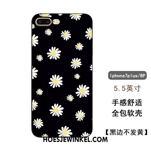 iPhone 7 Plus Hoesje Bloemen Siliconen Zacht, iPhone 7 Plus Hoesje Mobiele Telefoon Lovers