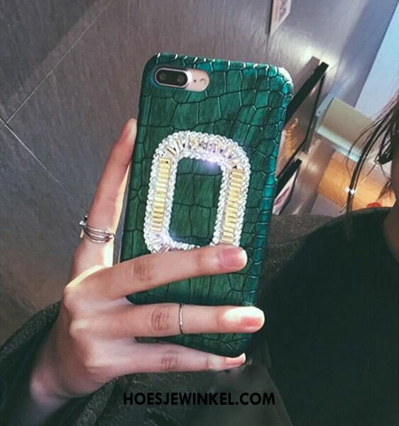 iPhone 7 Plus Hoesje Persoonlijk Klittenband Hoes, iPhone 7 Plus Hoesje Met Strass Bescherming