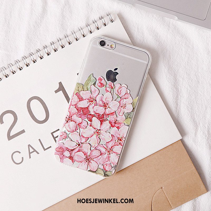 iPhone 8 Hoesje Bescherming Reliëf Zacht, iPhone 8 Hoesje All Inclusive Anti-fall