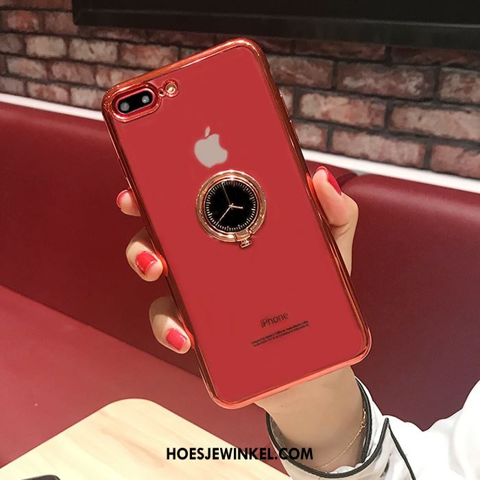 iPhone 8 Hoesje Doorzichtig Anti-fall Zacht, iPhone 8 Hoesje Goud Mobiele Telefoon