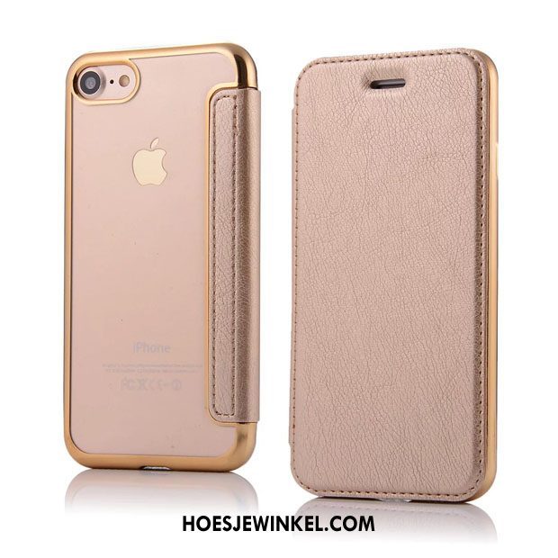 iPhone 8 Hoesje Doorzichtig Mobiele Telefoon All Inclusive, iPhone 8 Hoesje Kaart Leren Etui