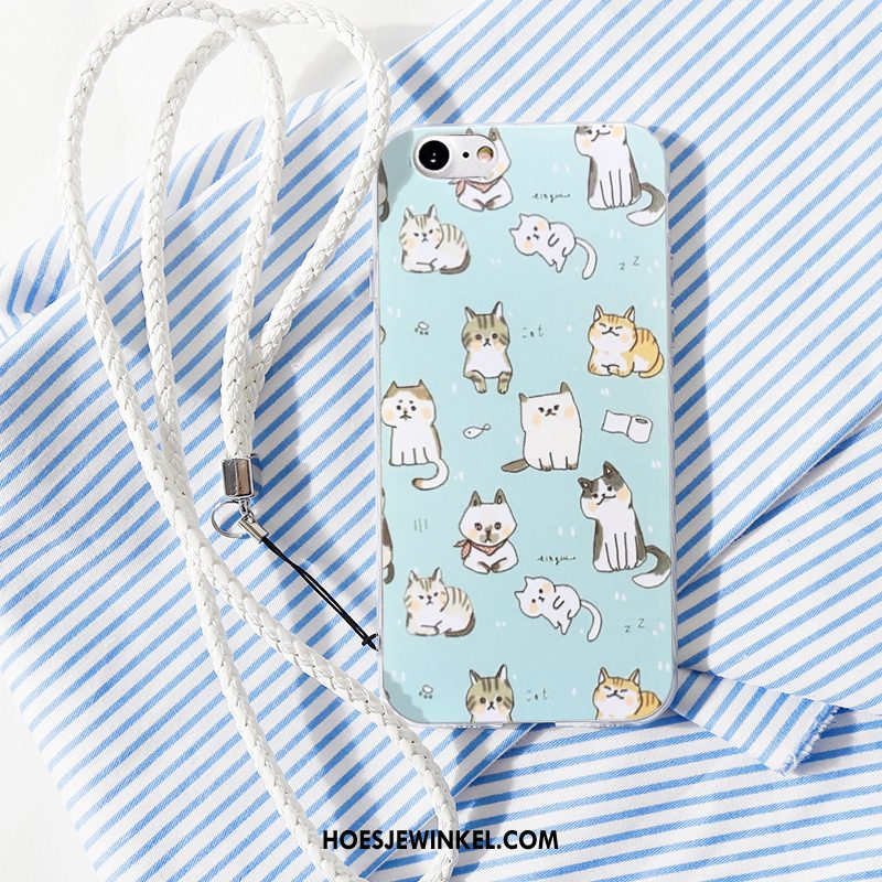 iPhone 8 Hoesje Hanger All Inclusive Anti-fall, iPhone 8 Hoesje Kat Mobiele Telefoon